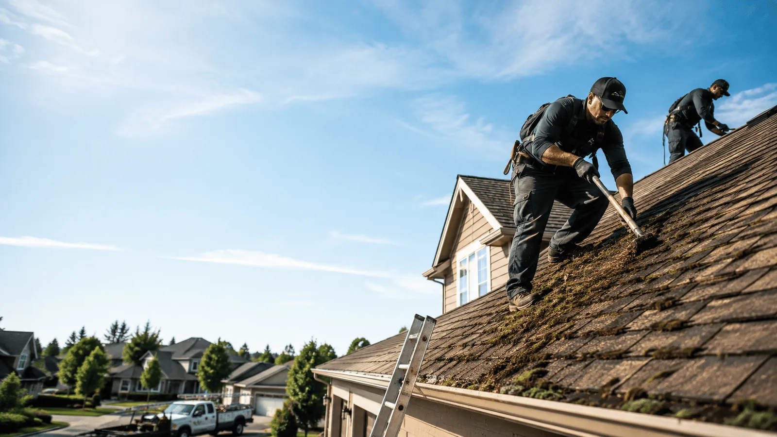 Roof Moss Removal in Ramsay, MI near me